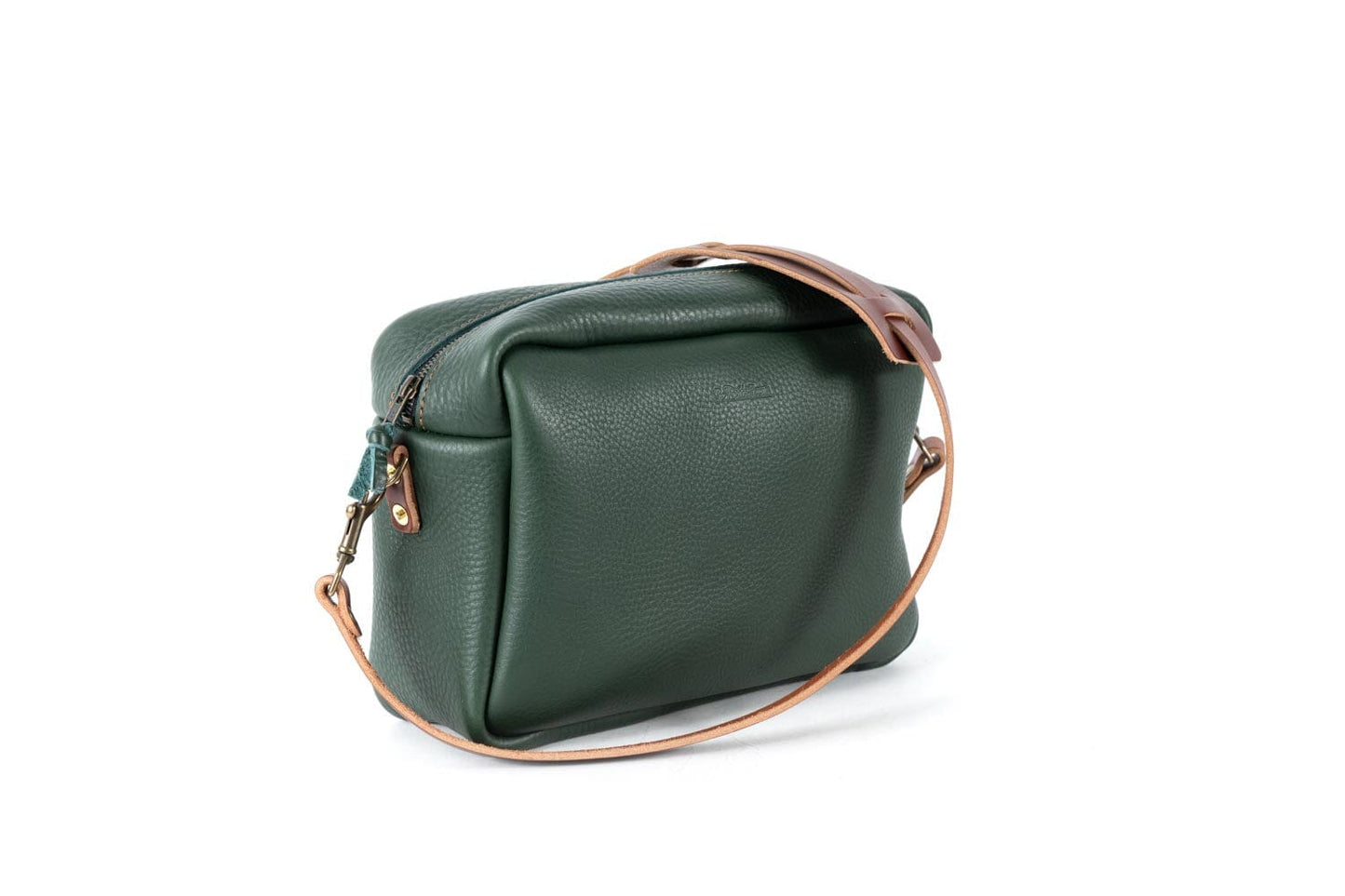 SARAH LEATHER CROSSBODY - LARGE - FOREST GREEN - IN STOCK