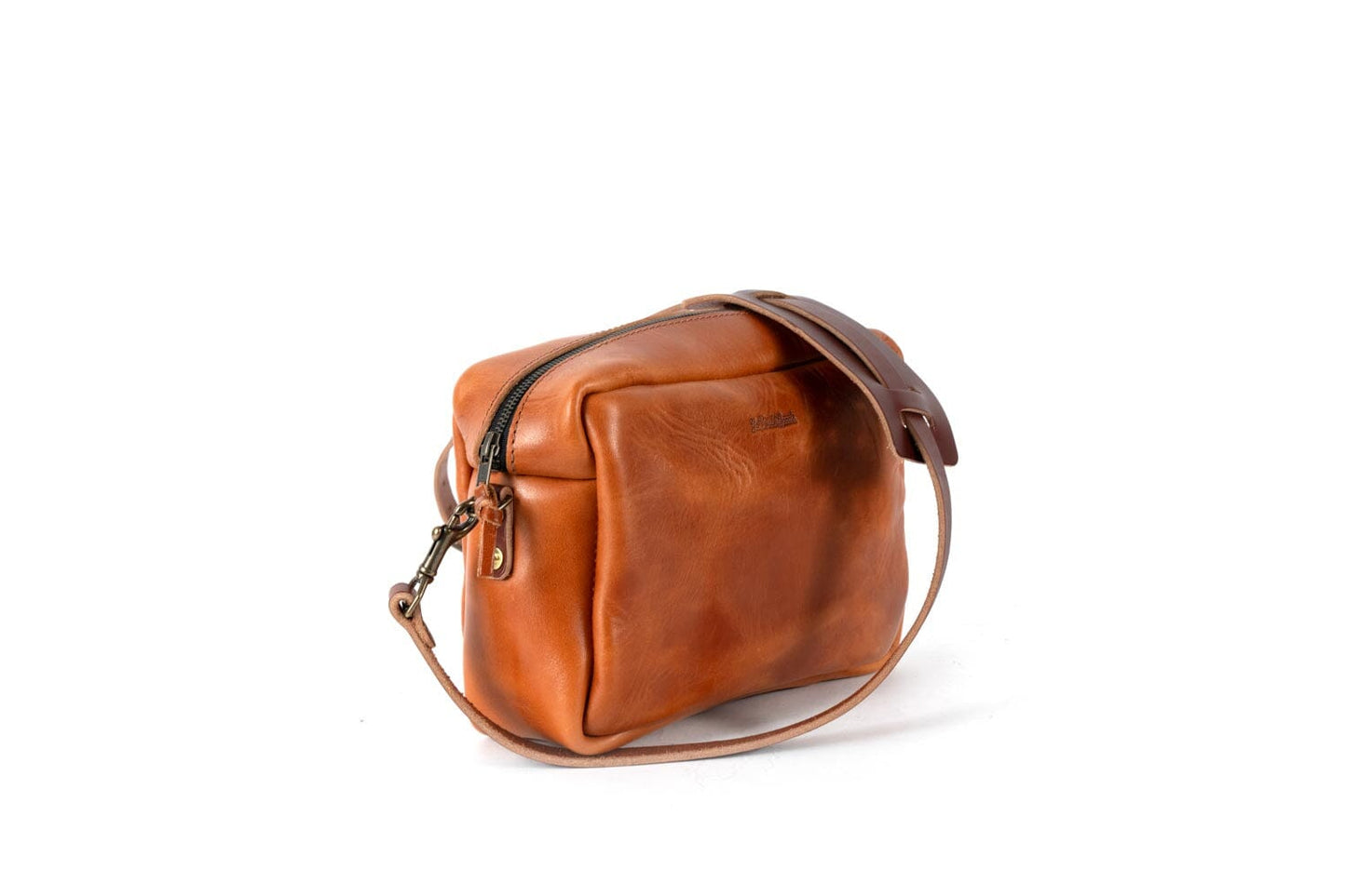 SARAH LEATHER CROSSBODY - MEDIUM - CARAMEL - IN STOCK