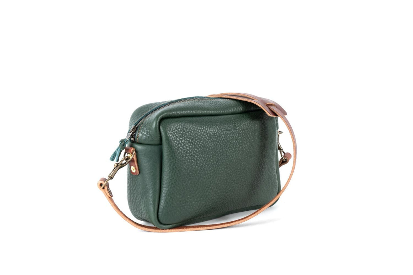 SARAH LEATHER CROSSBODY - MEDIUM - FOREST GREEN