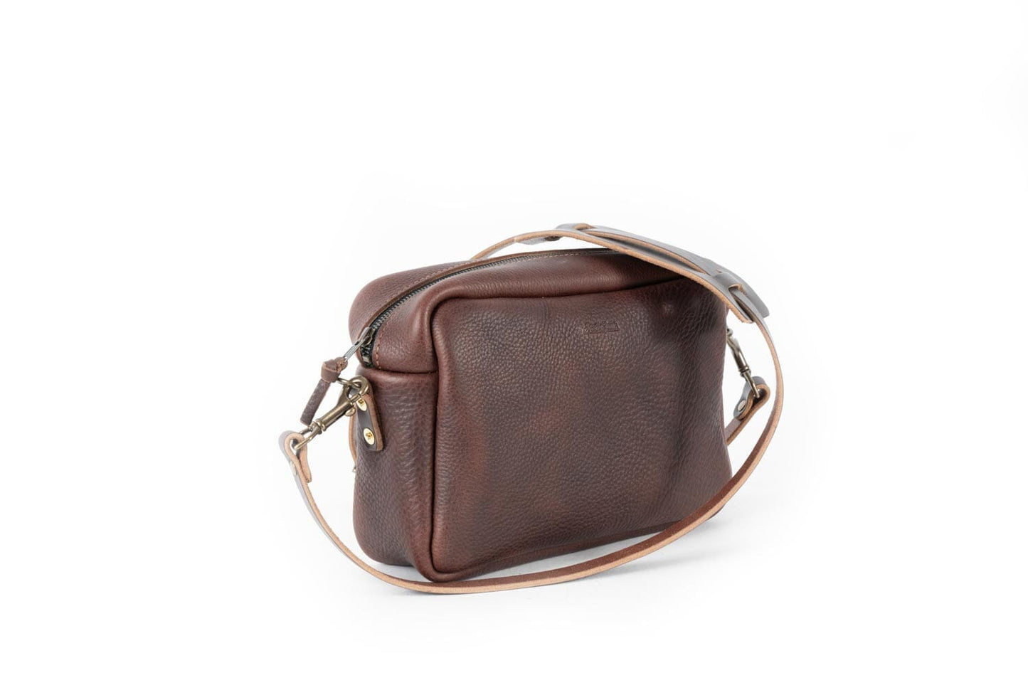 SARAH LEATHER CROSSBODY - MEDIUM - MOCHA