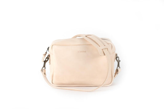 SARAH LEATHER CROSSBODY - MEDIUM - NATURAL VEG TAN