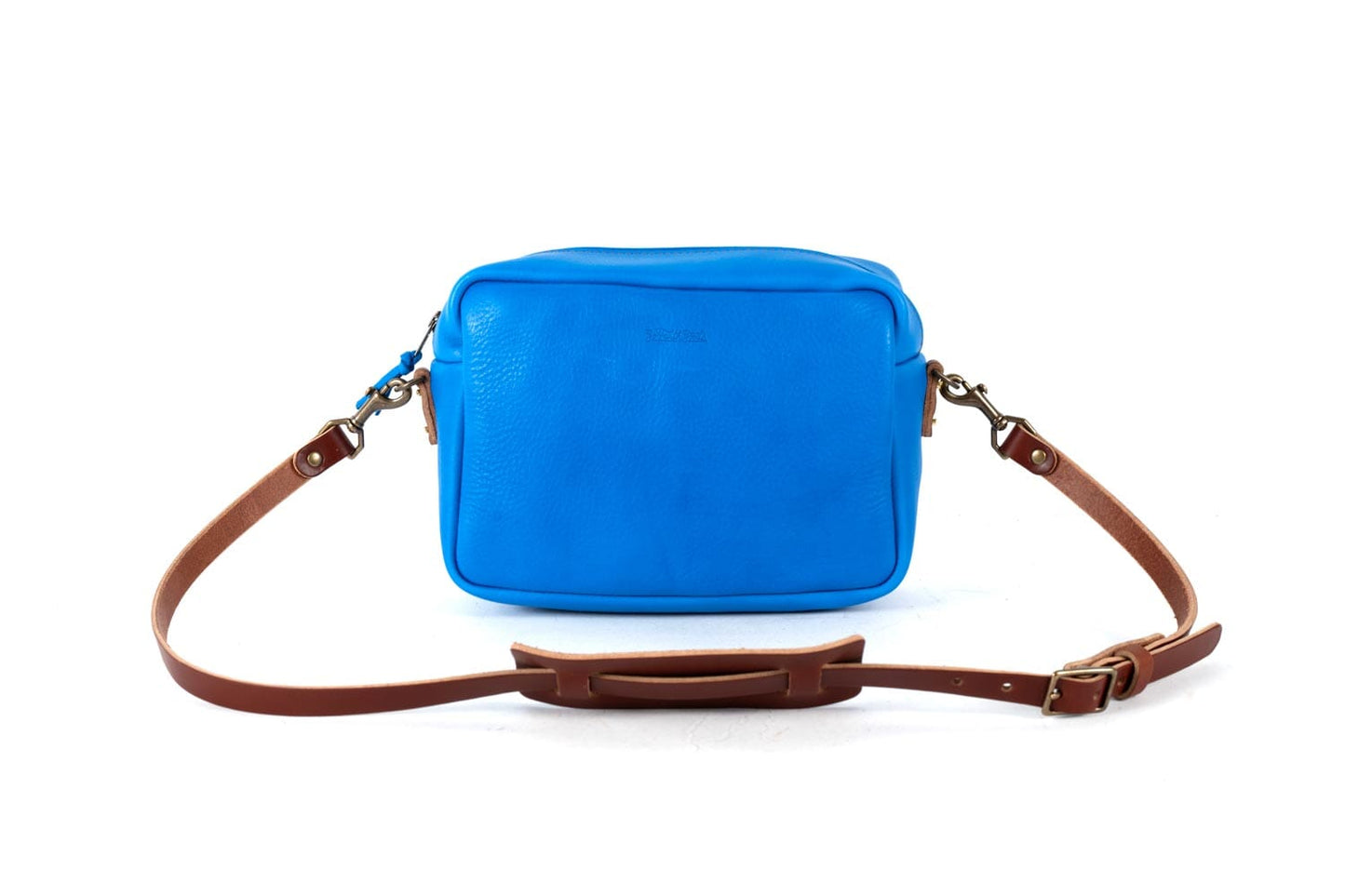 SARAH LEATHER CROSSBODY - MEDIUM - OCEAN BLUE - IN STOCK