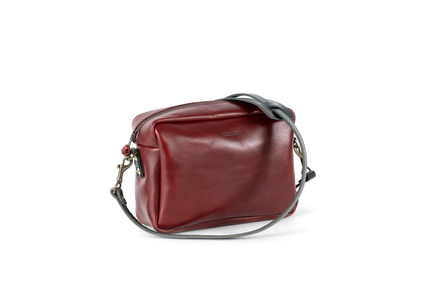 SARAH LEATHER CROSSBODY - MEDIUM - OXBLOOD