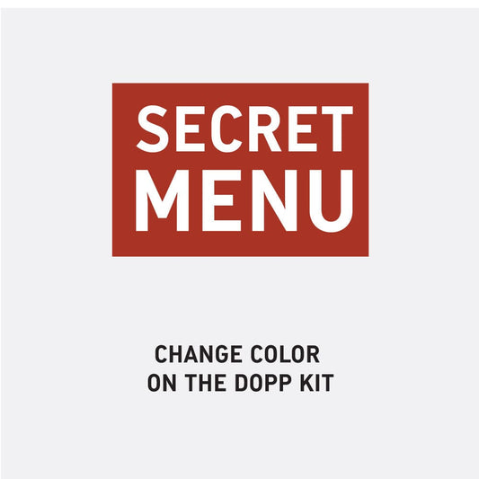 SECRET MENU - CHANGE COLOR ON DOPP KIT