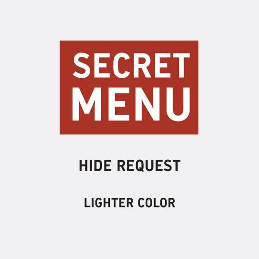 HIDE REQUEST - LIGHTER COLOR