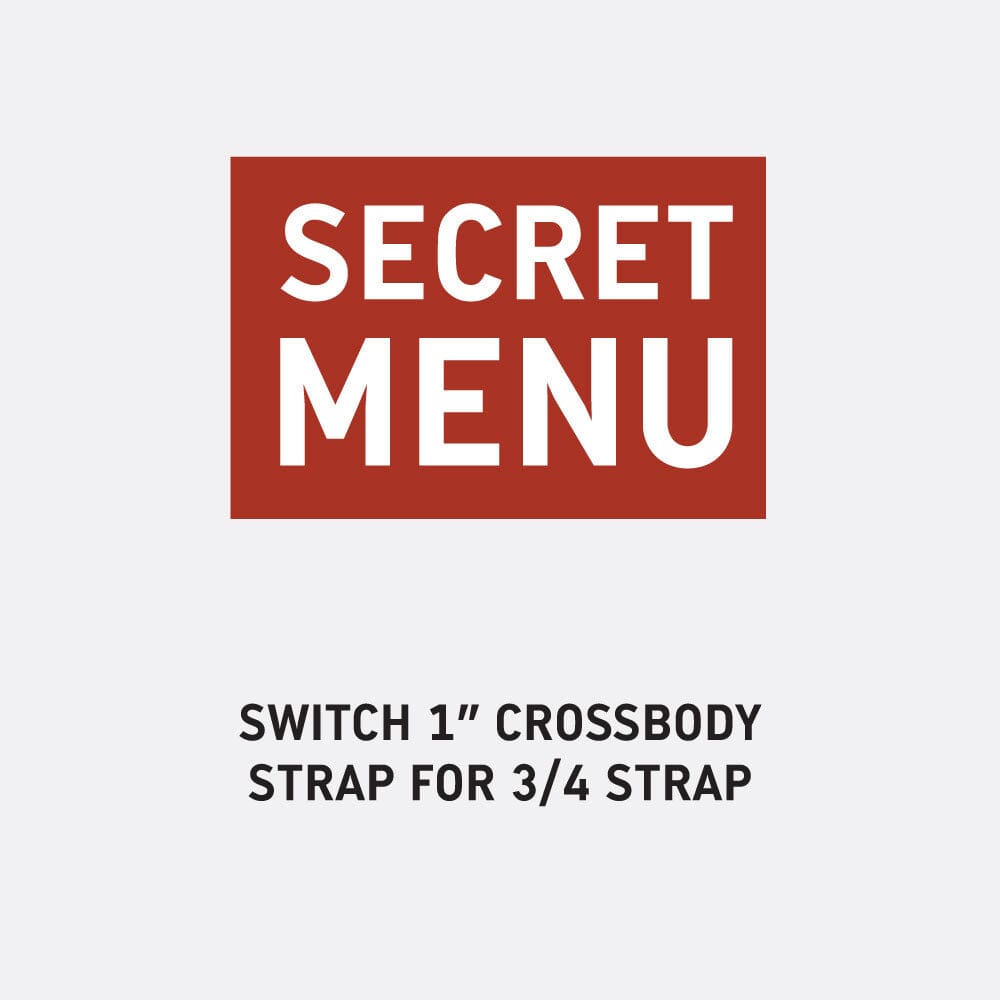 SWITCH 1" FOR 3/4" CROSSBODY STRAP