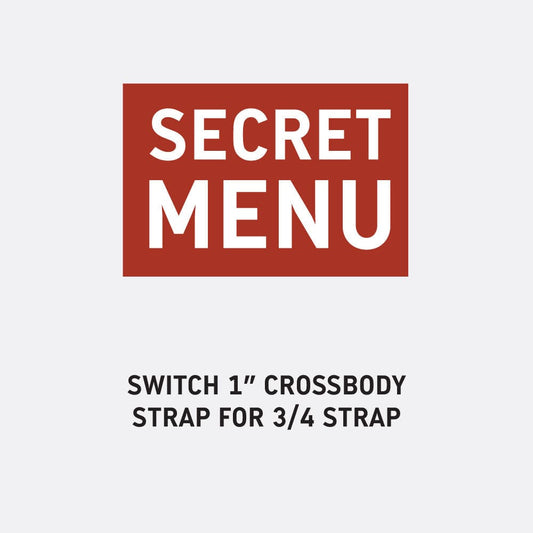 SWITCH 1" FOR 3/4" CROSSBODY STRAP