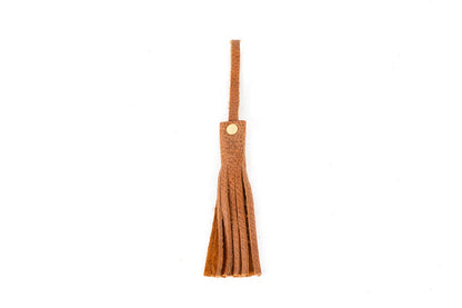 LEATHER TASSEL BAG CHARM