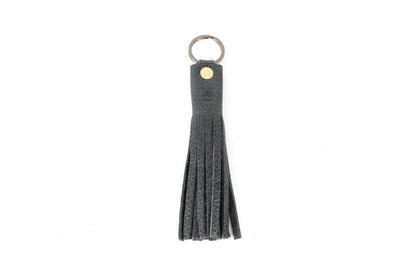 LEATHER TASSEL KEY CHAIN