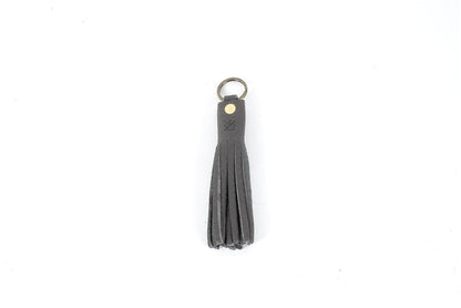 LEATHER TASSEL KEY CHAIN