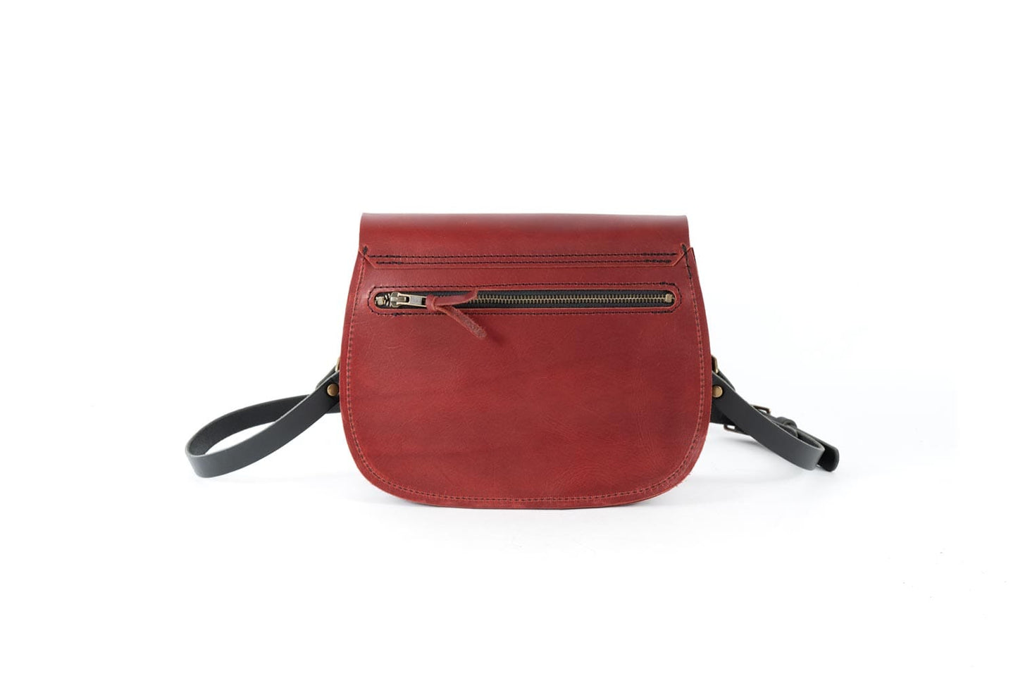 Vivian Satchel - Leather Crossbody - Deluxe - Oxblood - IN STOCK