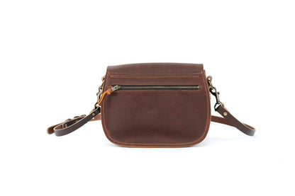 Vivian Satchel - Leather Crossbody - Deluxe - Forest Green