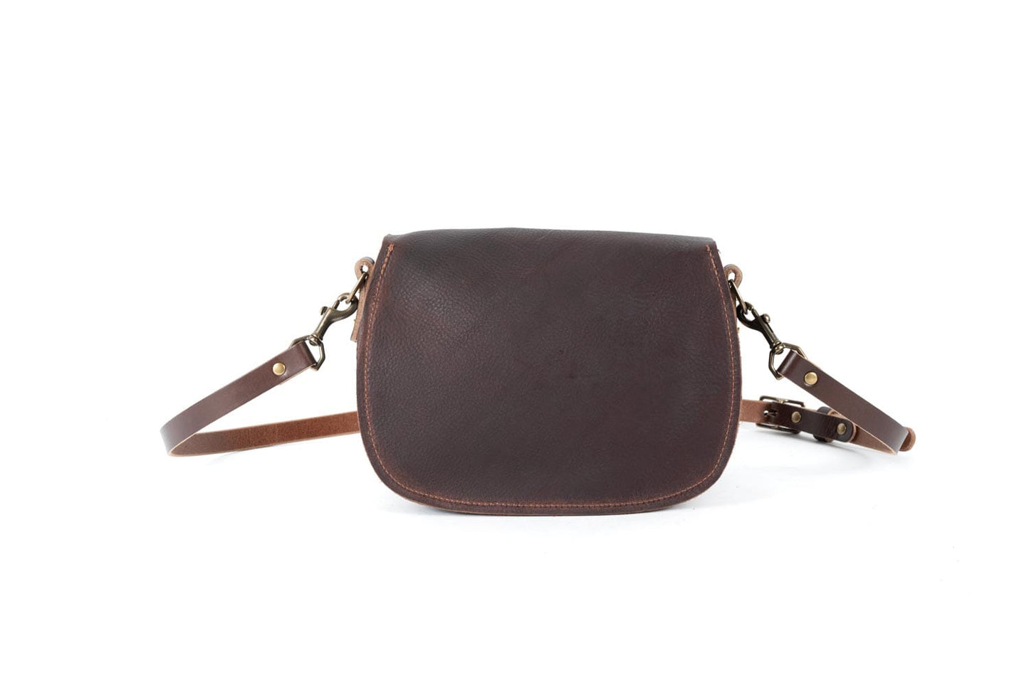 Vivian Satchel - Leather Crossbody - Mocha