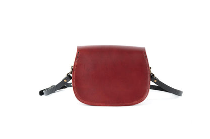 Vivian Satchel - Leather Crossbody - Oxblood