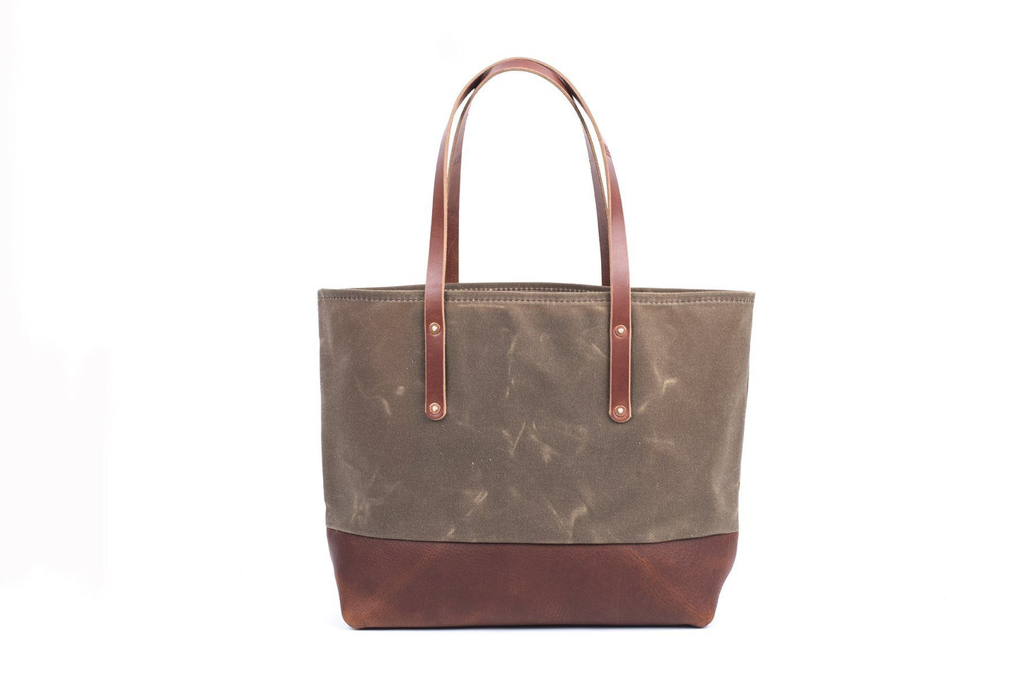 AVERY WAXED CANVAS TOTE BAG - LARGE