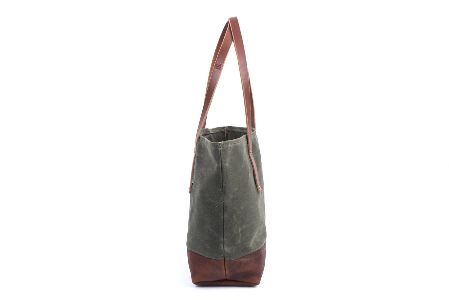 AVERY WAXED CANVAS TOTE BAG - MEDIUM