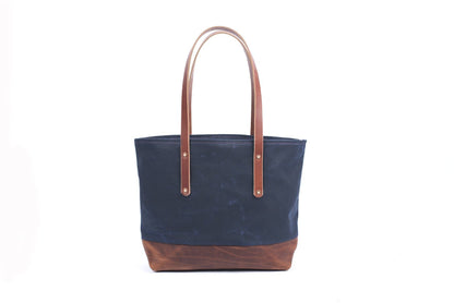 AVERY WAXED CANVAS TOTE BAG - MEDIUM