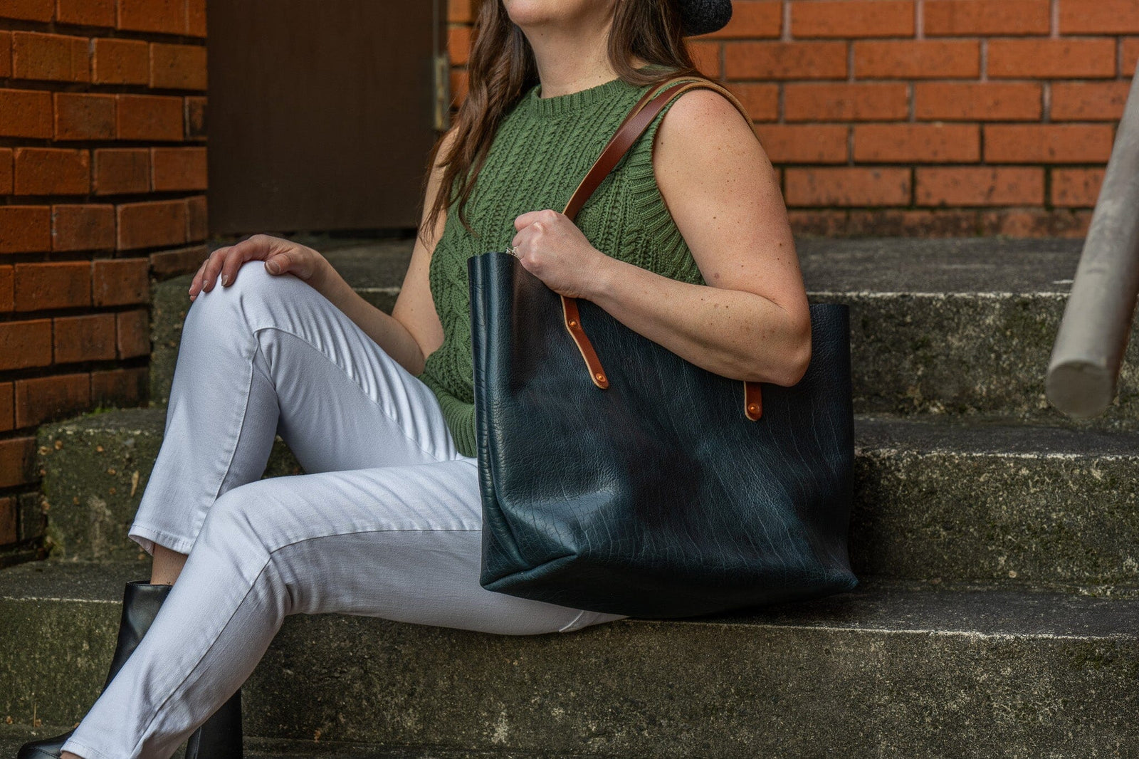 Fore Street Tote Bag, Leather Tote