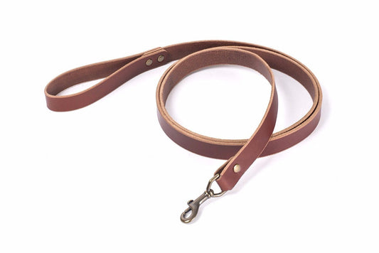 CHARLIE LEATHER DOG LEASH