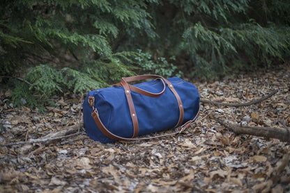 WILLIAM WAXED CANVAS DUFFLE BAG