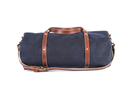 WILLIAM WAXED CANVAS DUFFLE BAG