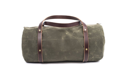 WILLIAM WAXED CANVAS WEEKENDER DUFFLE BAG