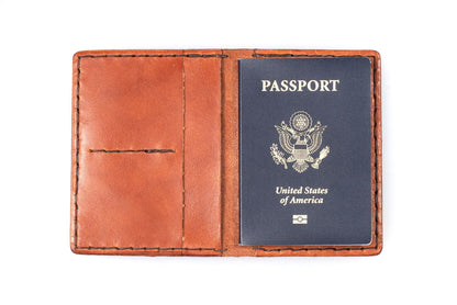 ADVENTURE LEATHER TRAVEL PASSPORT WALLET