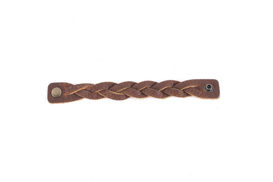 BRAIDED LEATHER BRACELET