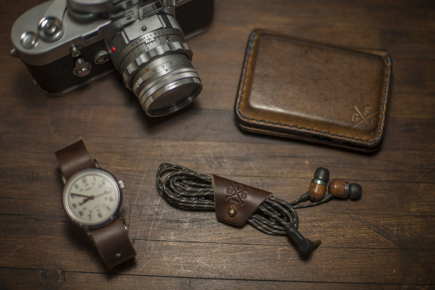 LEATHER CORD ORGANIZER