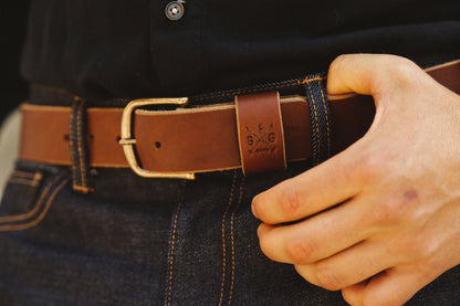 CLASSIC HANDMADE LEATHER BELT