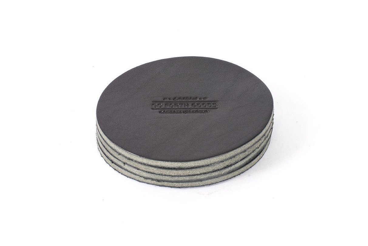 LEATHER COASTER SET