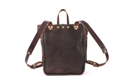 GRANT LEATHER ROLL TOP RUCKSACK BACKPACK - IN STOCK