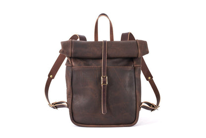 GRANT LEATHER ROLL TOP RUCKSACK BACKPACK - IN STOCK