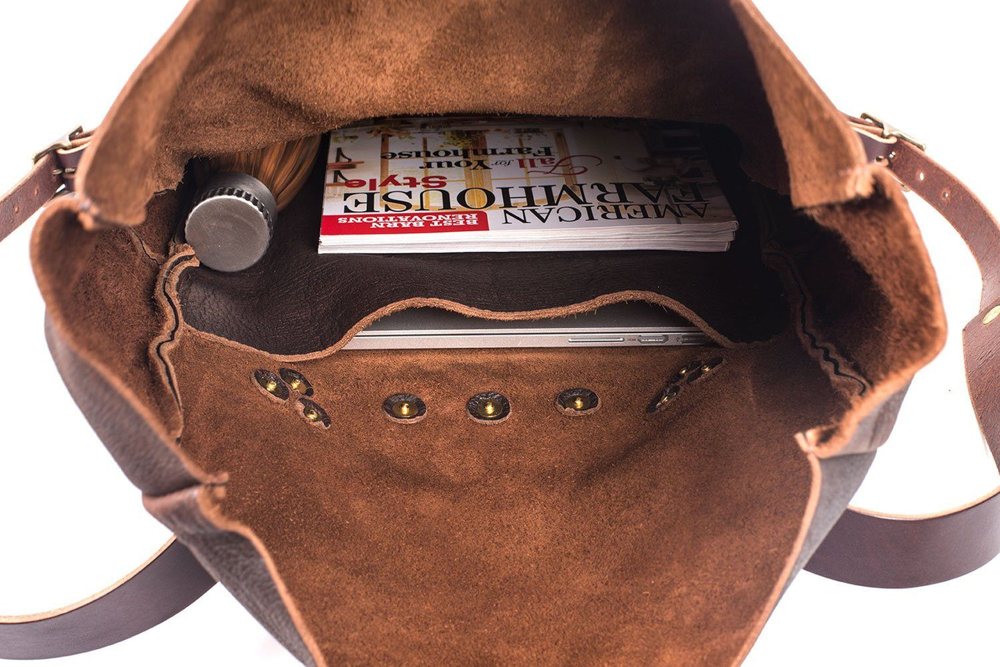 GRANT LEATHER ROLL TOP RUCKSACK BACKPACK - IN STOCK