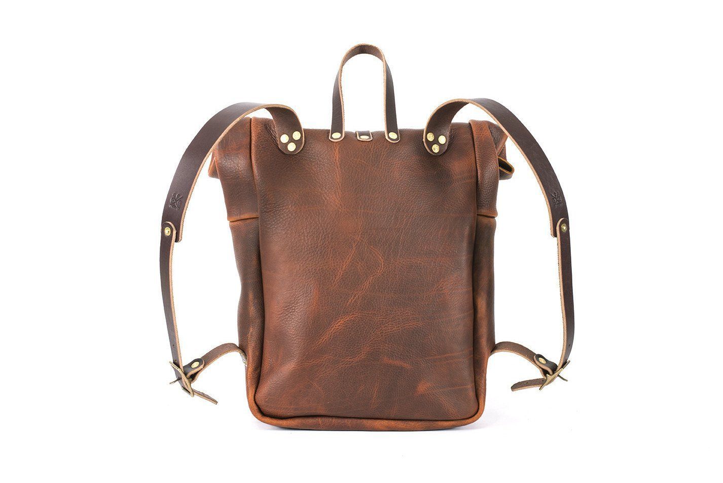 GRANT LEATHER ROLL TOP RUCKSACK BACKPACK