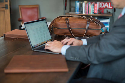 HARRIS LEATHER BRIEFCASE