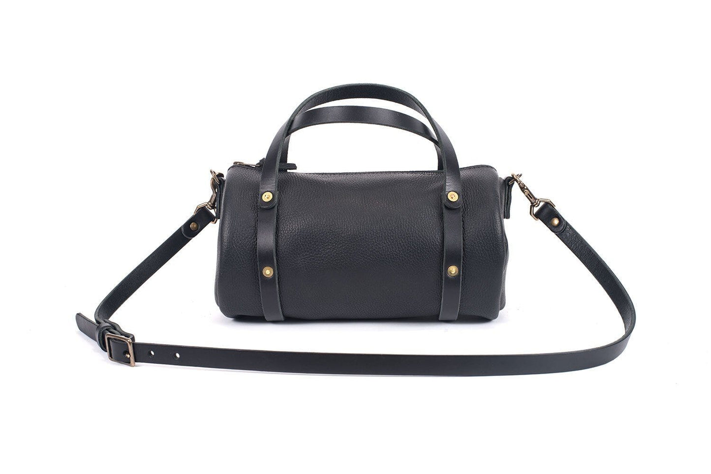 JANE LEATHER CROSSBODY - BLACK