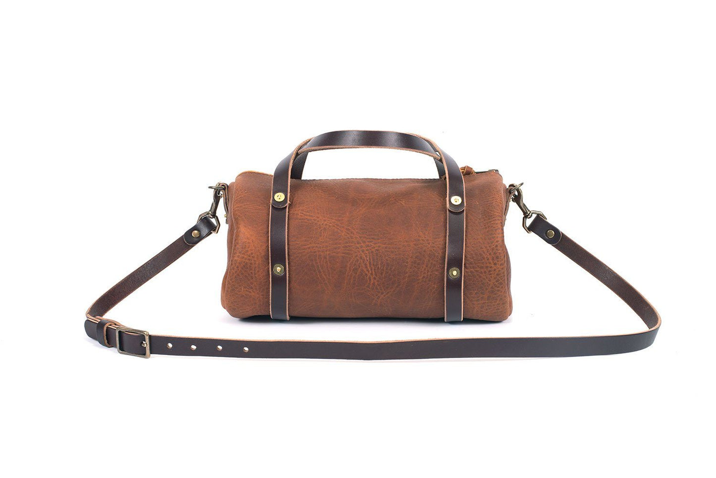 JANE LEATHER CROSSBODY - SADDLE