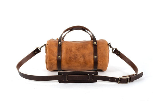 JANE LEATHER CROSSBODY - PEANUT BISON