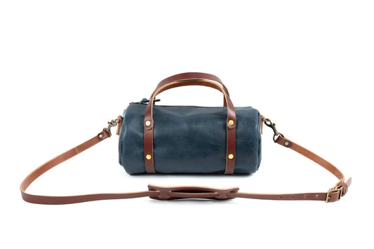 JANE LEATHER CROSSBODY - INDIGO BISON