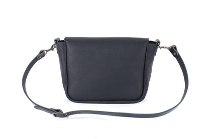 KINDLE LEATHER SATCHEL - BLACK