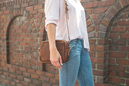 SARAH LEATHER CROSSBODY - IN STOCK