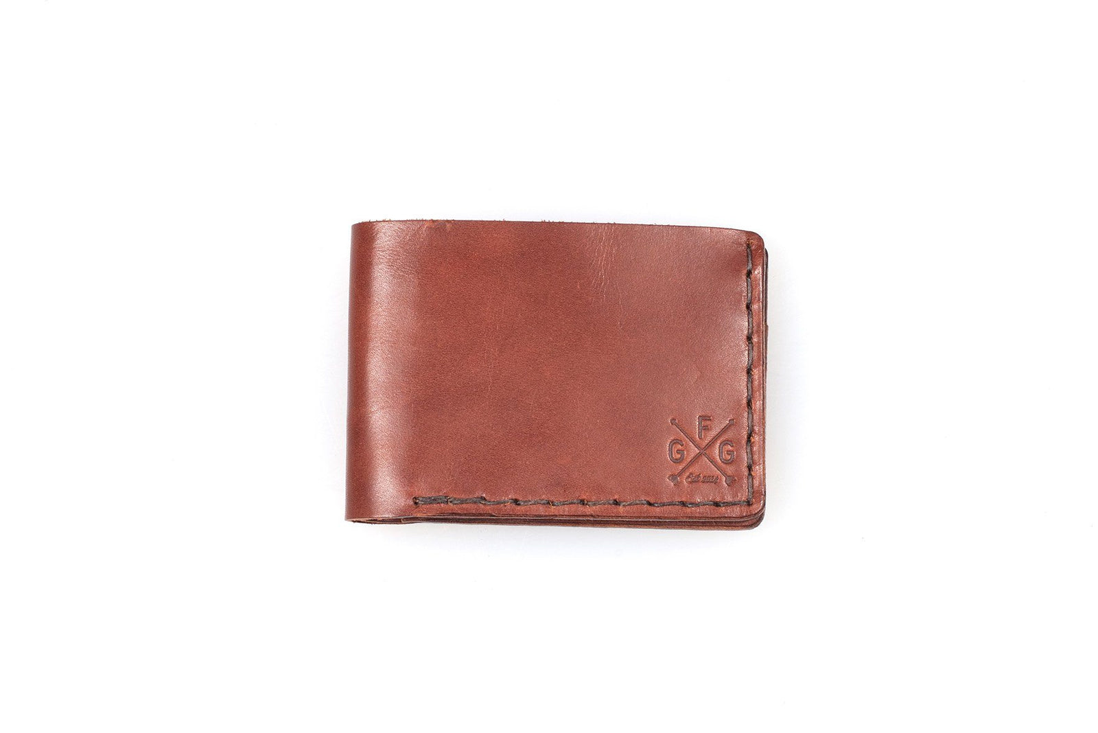 SLIM LEATHER CARD WALLET WITH MAGNETIC MONEY CLIP - Go Forth Goods ®