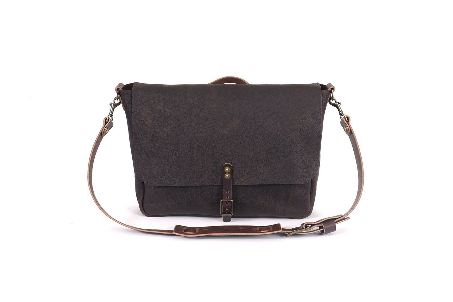 STEPHEN LEATHER MESSENGER BAG