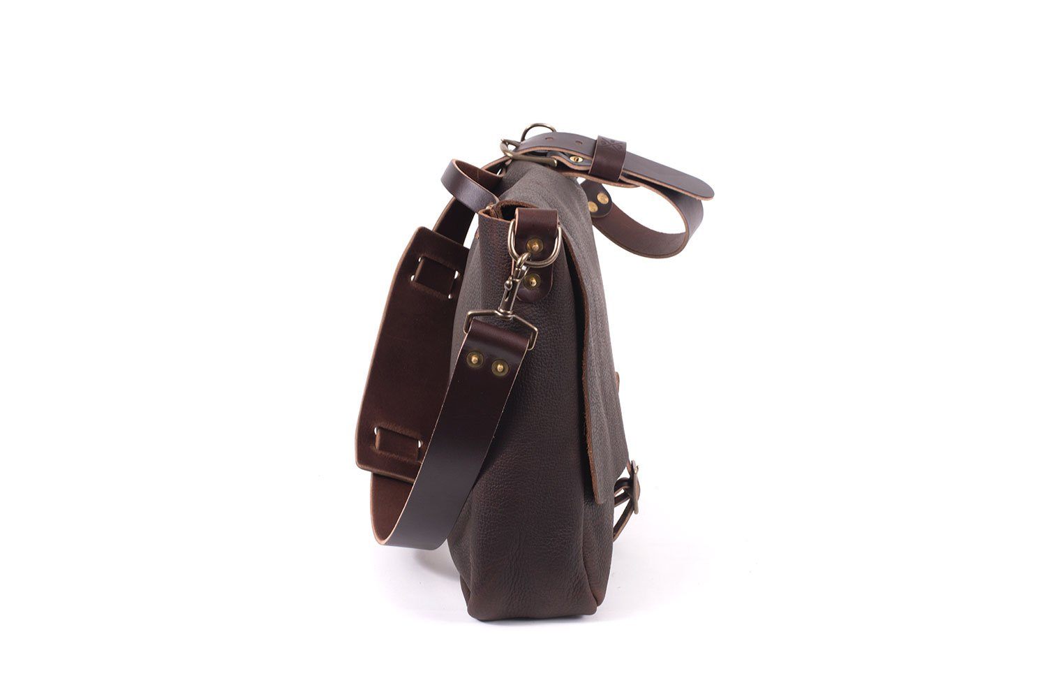 Handmade leather messenger bag | Leather mail bag | Stephen Messenger ...