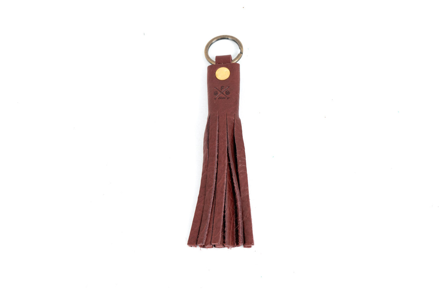 LEATHER TASSEL KEY CHAIN