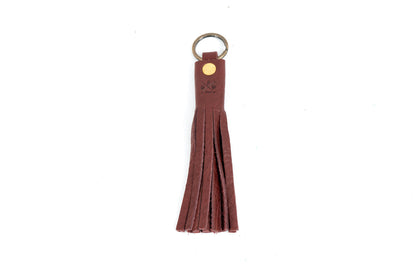 LEATHER TASSEL KEY CHAIN